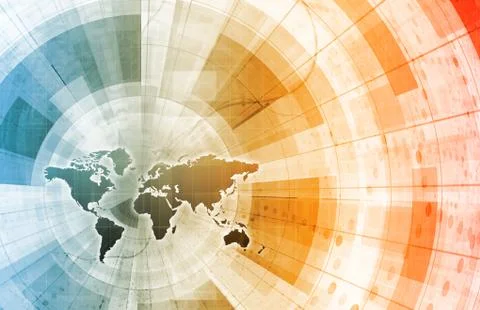 World Community Stock Illustration