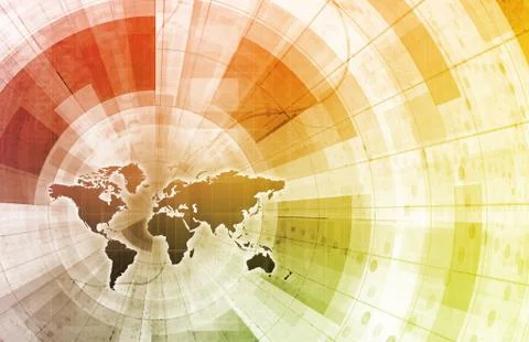 World Community Stock Illustration