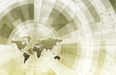 World Community Stock Illustration