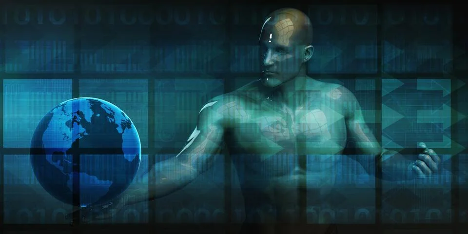 World Community Stock Illustration