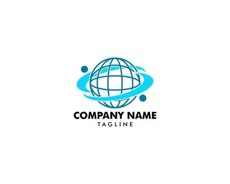 World Community vector logo design elements Stock Illustration