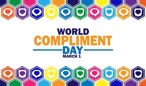 World Compliment Day Vector Illustration Illustrazione stock