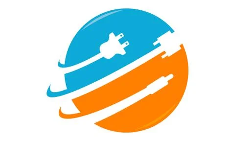 World Computer Cable Stock Illustration