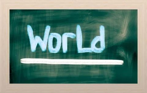 World Concept Illustrazione stock