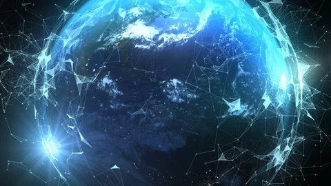 World connection Stock Footage 112886352