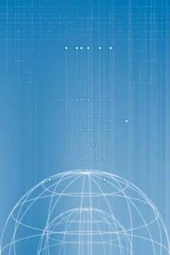 World connection Stock Illustration