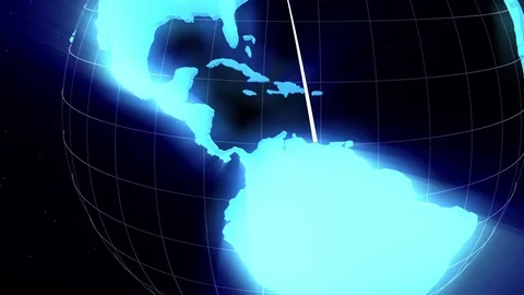 World connection lines Stock Footage 75613345