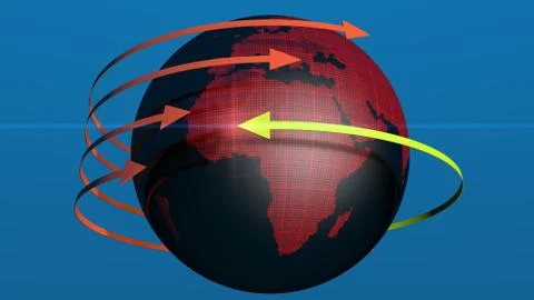 World connections Stock-Illustration