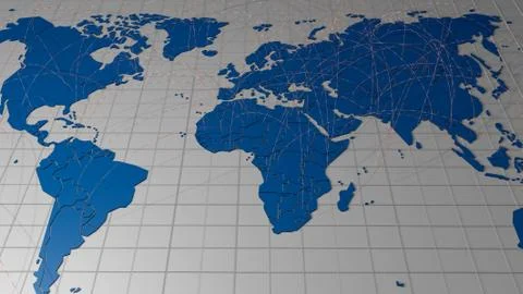 World connections Stock Illustration