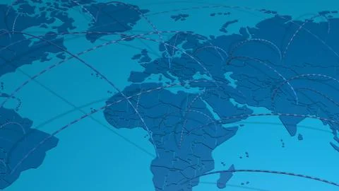 World connections Stock Illustration