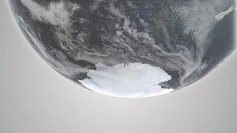 World Continent Map Antarctica Stock Footage 290026722