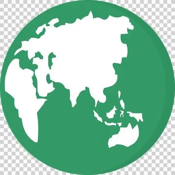 World continents, globe, earth Stock-Illustration