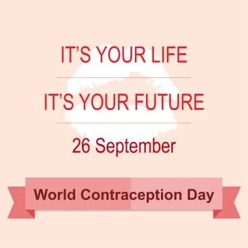 World Contraception Day Stock Illustration