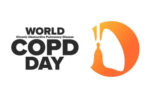 World COPD Day. Chronic Obstructive Pulmonary Disease. Third Wednesday of Stock Illustration