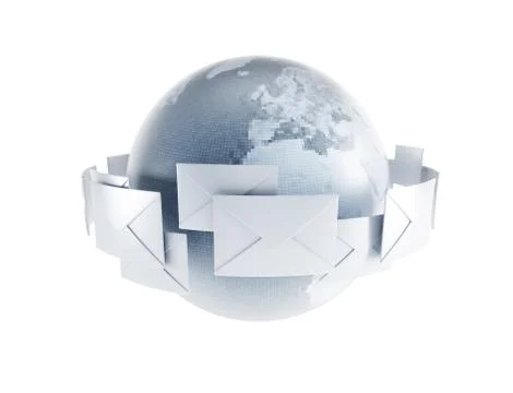 World correspondence Stock Illustration