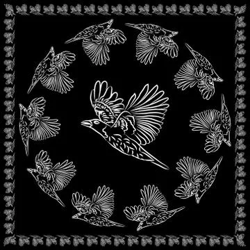 World crows. Stock Illustration