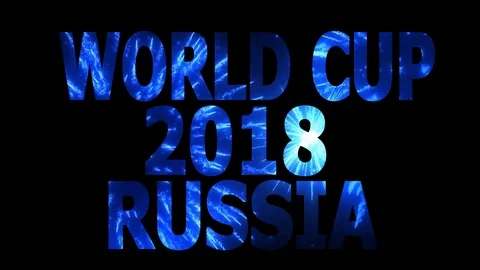World Cup 2018 in Russia Loopable CG background V57 Stock Footage 90837388