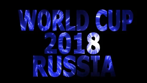 World Cup 2018 in Russia Loopable CG background V58 Stock Footage 90837389
