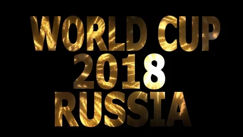 World Cup 2018 in Russia Loopable CG background V59 Stock Footage 90837411