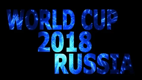 World Cup 2018 in Russia Loopable CG background V31 Stock Footage 90837695