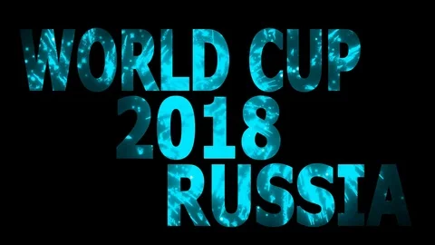 World Cup 2018 in Russia Loopable CG background V30 Stock Footage 90837696