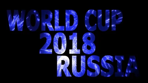 World Cup 2018 in Russia Loopable CG background V32 Stock Footage 90837713
