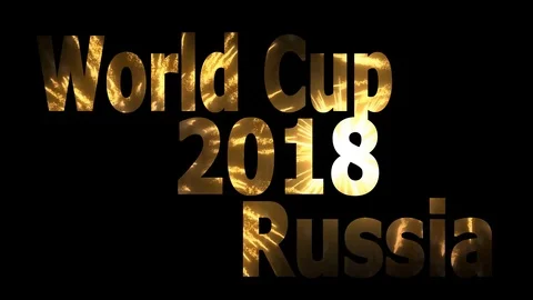 World Cup 2018 in Russia Loopable CG background V37 Video stock 90837756