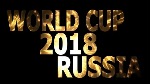 World Cup 2018 in Russia Loopable CG background V39 Stock Footage 90837777
