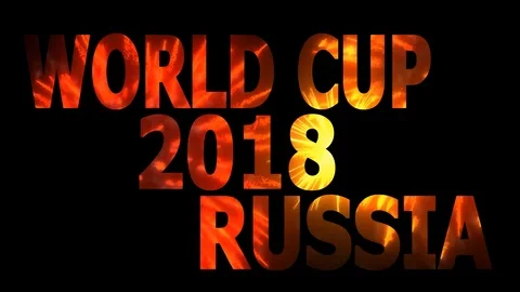 World Cup 2018 in Russia Loopable CG background V40 Stock-Footage 90837779