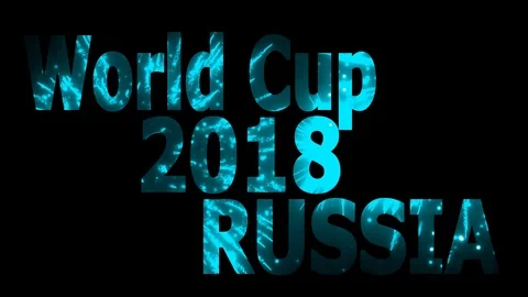World Cup 2018 in Russia Loopable CG background V42 Stock Footage 90837802