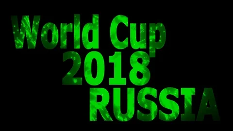 World Cup 2018 in Russia Loopable CG background V41 Stock Footage 90837803