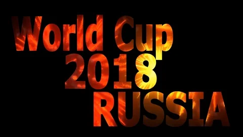World Cup 2018 in Russia Loopable CG background V46 Stock Footage 90837845