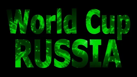 World Cup 2018 in Russia Loopable CG background V49 Stock Footage 90837865