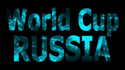 World Cup 2018 in Russia Loopable CG background V50 Stock Footage 90837880