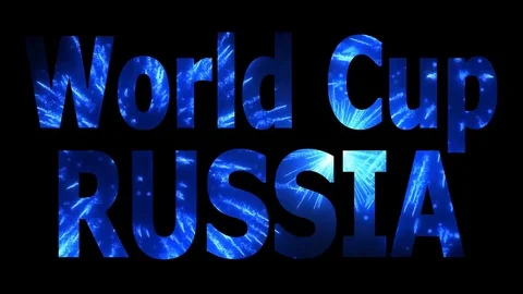 World Cup 2018 in Russia Loopable CG background V51 Video stock 90837883