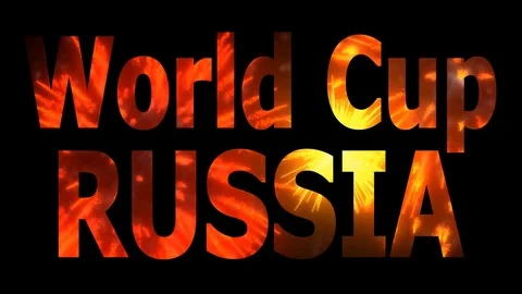 World Cup 2018 in Russia Loopable CG background V54 Stock-Footage 90837905