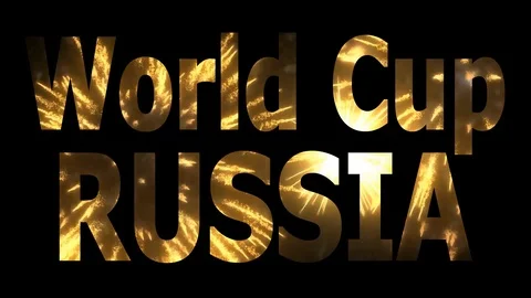 World Cup 2018 in Russia Loopable CG background V53 Video stock 90837911