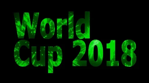 World Cup 2018 in Russia Loopable CG background V7 Stock Footage 90837919