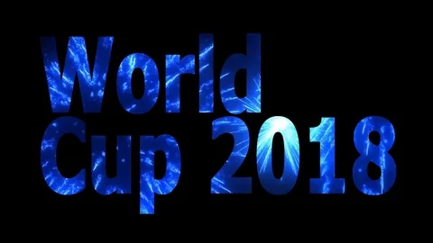 World Cup 2018 in Russia Loopable CG background V9 Stock Footage 90837930
