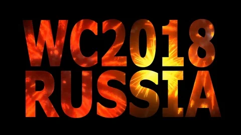 World Cup 2018 in Russia Loopable CG background V18 Stock Footage 90838024