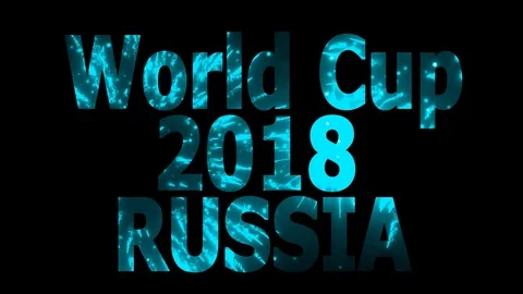 World Cup 2018 in Russia Loopable CG background V62 Stock Footage 90838038