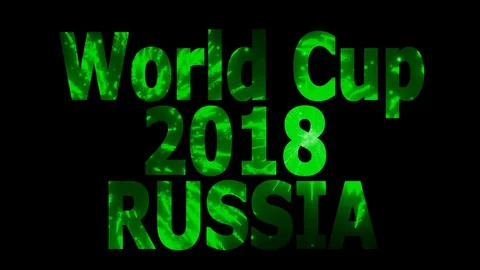 World Cup 2018 in Russia Loopable CG background V61 Stock-Footage 90838041