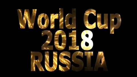World Cup 2018 in Russia Loopable CG background V65 Stock-Footage 90838083