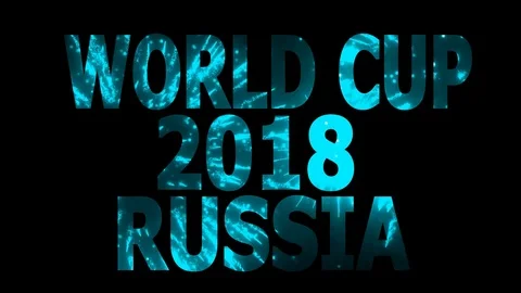 World Cup 2018 in Russia Loopable CG background V56 Stock Footage 90838103