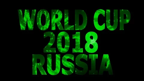 World Cup 2018 in Russia Loopable CG background V55 Stock Footage 90838107