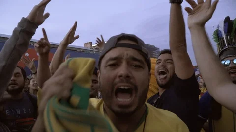 World cup fans Stock Footage 120268855