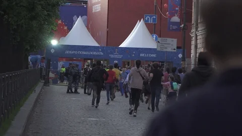 World cup fans Stock Footage 120268863