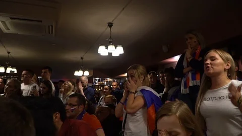 World cup fans Stock Footage 120268873