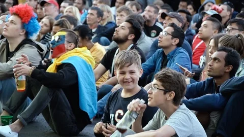 World cup fans Stock Footage 120268880