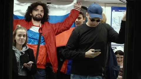 World cup fans Stock Footage 120268902
